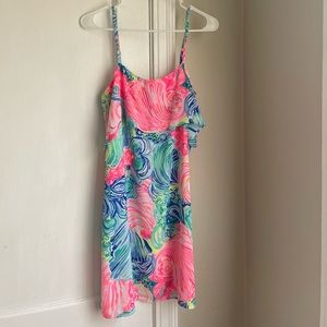 Lilly Pulitzer chiffon summer dress size XS
